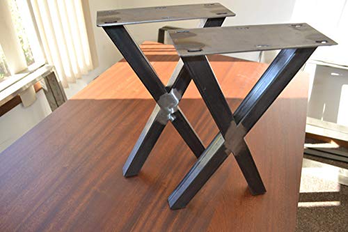 Metal Table Legs, X-Frame Style - Any Size And Color #TOP1