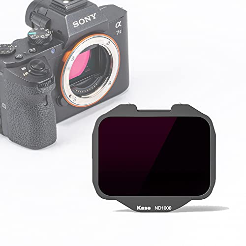 Filtro ND1000 clip-in evita vineteo y fugas de luz en camaras Sony Alpha de 10 pasos