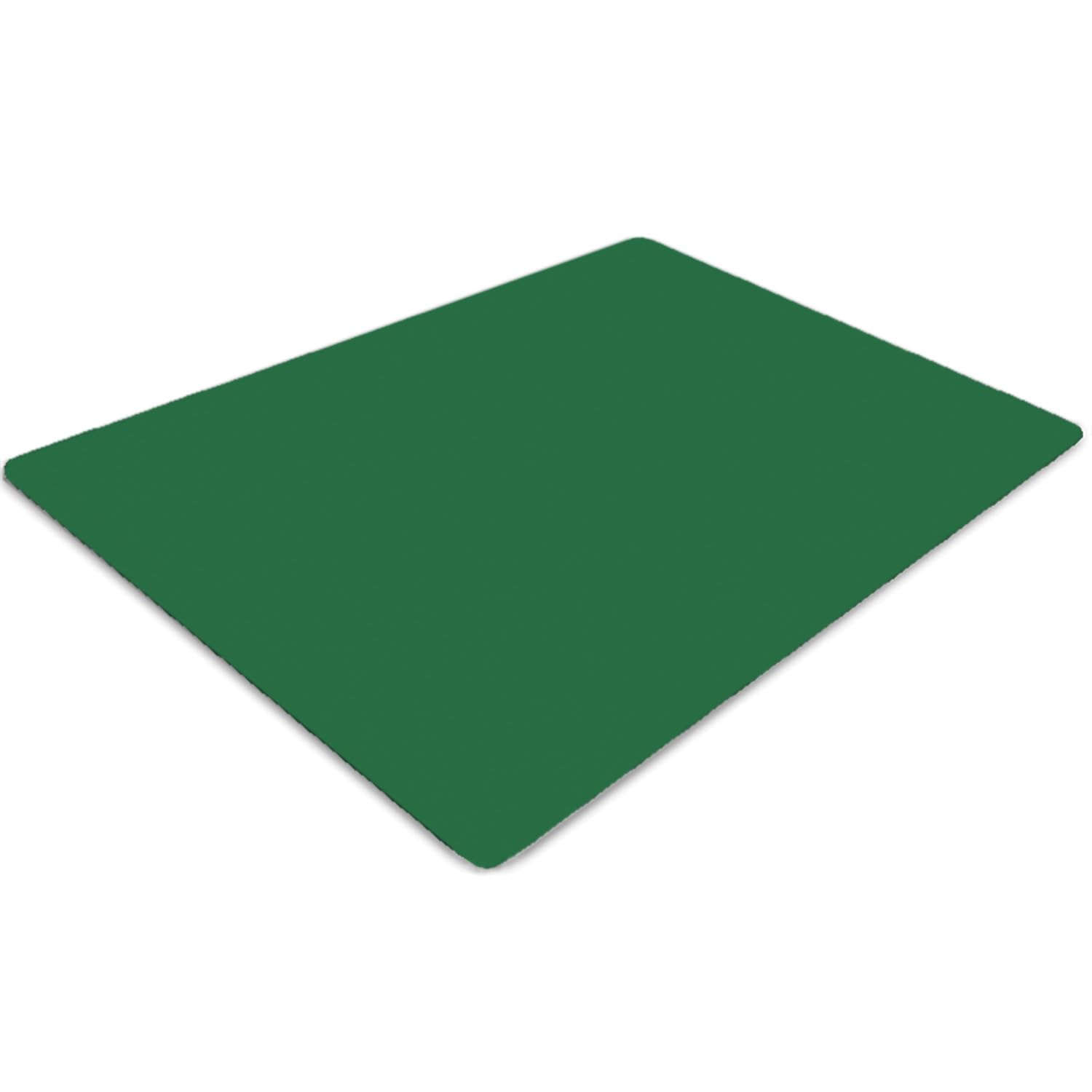Tapis de chaise haute résistance vert en PVC rectangulaire de 140x100 cm
