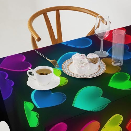 Nappe de table lavable pour en finir avec les taches sur table carrée 140x190 - 4
