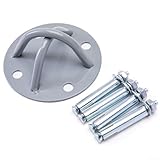 Construcción de metal de larga duración: hecho de material de metal resistente que puede soportar hasta 1000 kg, este soporte de fijación de techo para TRX garantiza un rendimiento fiable con resistencia a la erosión y al desgaste