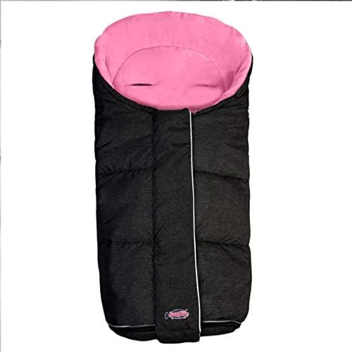 Width Adjustable Universal Stroller Footmuff Designed for Baby Grows,Waterproof Practical Features Outdoor Baby Bunting Bag,Rose