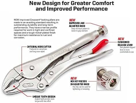 Crescent C9WN 229mm/9-Inch Locking Sheet Metal Clamp and Welder's Clamp - Silver - Image 2