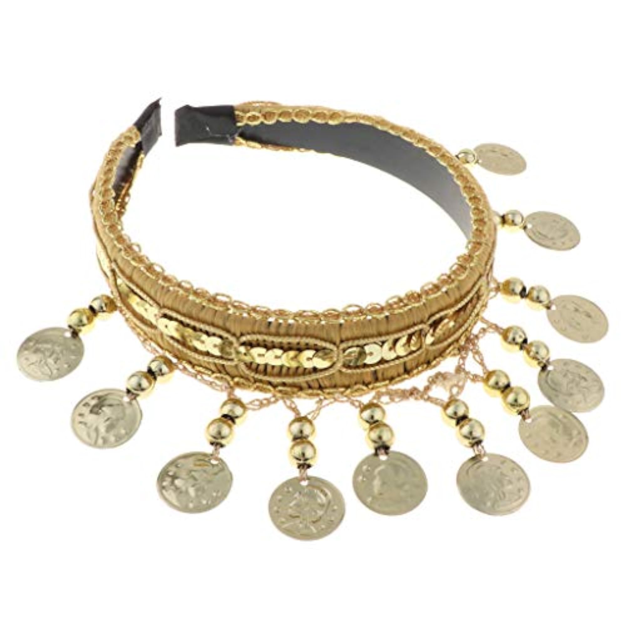 Belly Dance Tribal Coins Headband Jewelry for Festivals