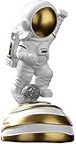 WQQLQX Statue Astronauter Statue Dekoration Harz Aerospace Traum Skulptur Handwerk Kreative Wohnzimmer Schreibtisch Kinderzimmer Dekoration Handwerk Geschenke Skulpturen (Color : A)