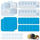 AFJWUZ 14+14+14 Pack Dog Water Fountain Filter Replacement Compatible with Oneisall PW07SAU 10L/2.64Gal, Replacement Charcoal Filter for Dog Water Fountain Stainless Steel (14 Set)