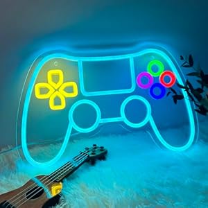 Neon gamer sign Neon gaming sign Neon Lights for bedroom boys Gaming lights for wall Gamer gifts for boys 8-15