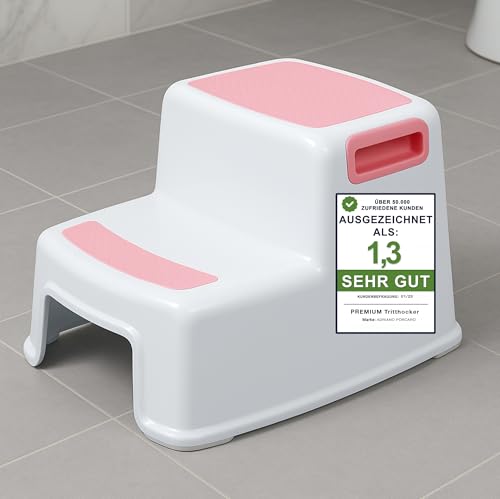 Ap  : Escalón Rosa I Taburete de plástico