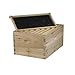 NuBee 8-Frame Beehive Kit – Unassembled Langstroth Hive with 2 Deep & 1 Medium Boxes, Frames & 100% Wax-Coated Foundations | Lightweight Fir & Pine Construction