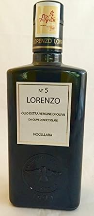 Barbera Lorenzo #5 6 pack Extra Virgin Olive Oil 500ml bottles from Sicily, Italy by Barbera