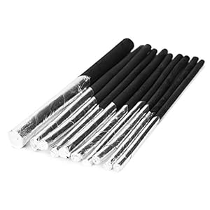 ITODA 10 Pcs Willow Vine Charcoal Sticks Set Compressed Assorted Artist Pens Students Beginners Painter Drawing Blending Shading Sketching Pencils Art Supplies with Box (Approx 4.5-9mm)