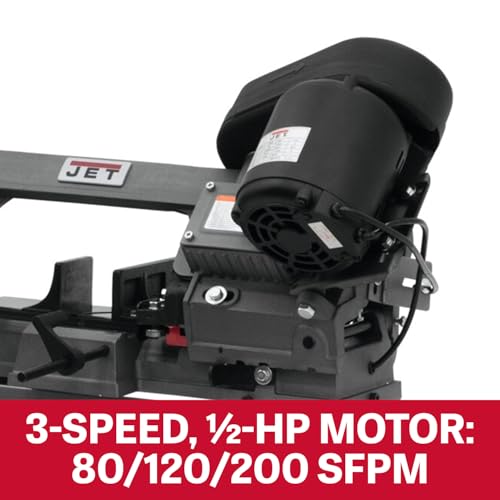 JET 5" x 6" Horizontal/Vertical Bandsaw, 1/2 HP, 115/230V 1Ph (Model HVBS-56) thumbnail 2
