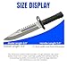 SZCO M-9 Bayonet Military Style Tactical Saw Hunting Knife 13 Inch - Camping Knife with ABS Handle, Stainless Steel Blade - Pocket Knife for Hiking, Camping & Outdoor Uses - Knives for Men