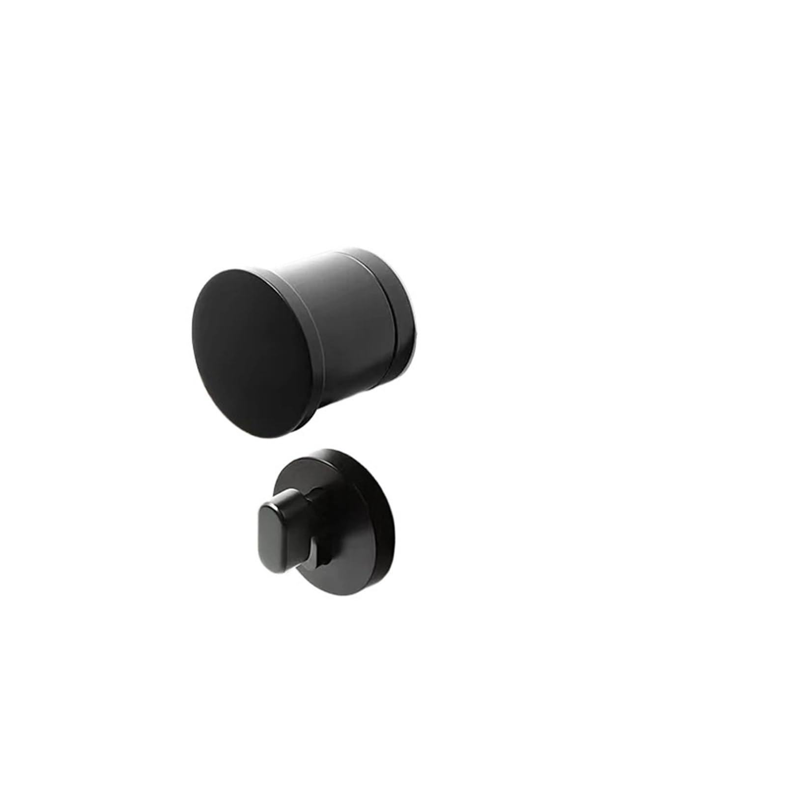 OPTEPYOE Door Lock Interior Handle Black Split Silent Wooden Door(Magnetic Lock_72MM)