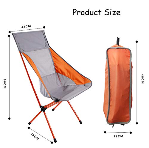 Chaise de camping pliable et compacte - Siège nomade léger pour pêche