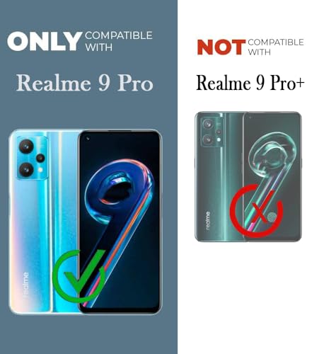 Image of Jkobi Back Cover for Realme 9 Pro (Silicone Clear Shockproof Case with Camera Protection | Soft and Flexible | Transparent)
