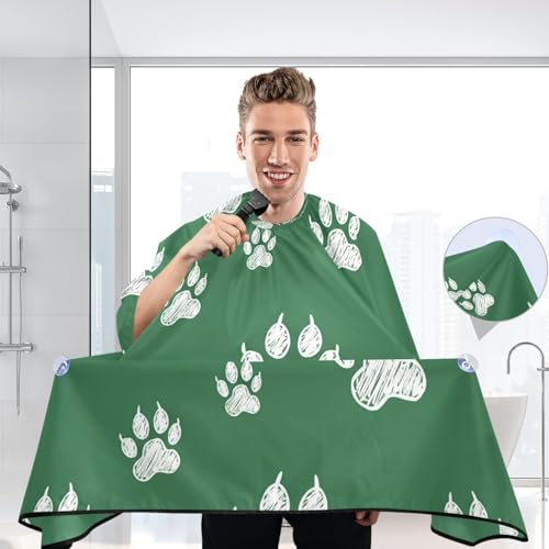 Capa impermeable profesional para corte de cabello con cierre ajustable miniatura 6