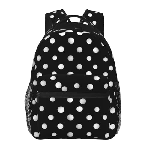 Sac à dos portable léger à pois pour aller au bureau et voyager