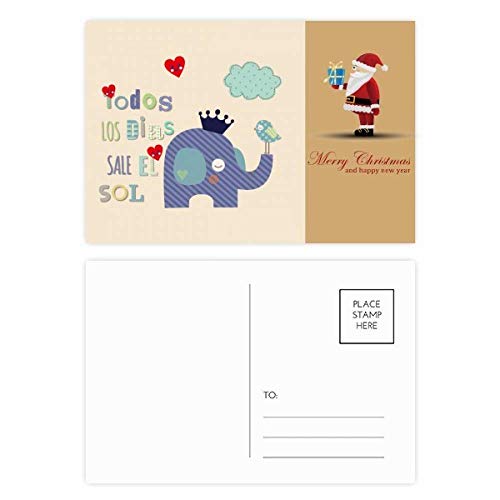 Cartes postales Père Noël et nuage lot de 20 à offrir pour les passionnés de papeterie