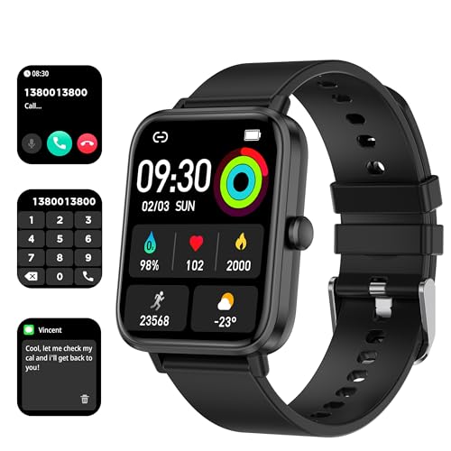 Smart-Watch-Full-Touch-Smart-Watches-for-Android-iOS-Phones-Compatible-AnswerMake-Call-Smart-Fitness-Tracker-Watch-for-Women-Man-Waterproof-Smartwatch-with-SleepHeart-RatesportsStep-Black