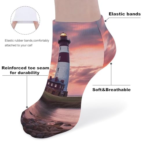 5 Pack Ankle Socks for Men Women Basket of Bread Socks Low Cut Breathable Casual Sock No Show Sock3