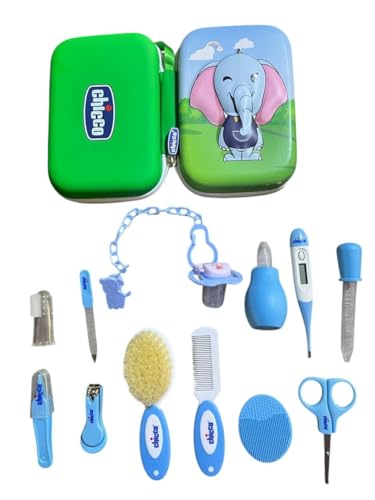 لون ازرق من مجموعه عنايه الطفل شيكو ١٣ق +شنطه ديزني مجسمه