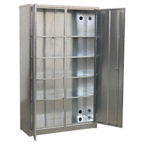 Sealey Gsc110385 Galvanized Steel Floor Cabinet 5 Shelf Extra-Wide