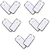 TENS Replacement Pads Electrode Self Adhesive Premium Quality XL Extra Large Snap On Sticky Reusable Pads 5 Pairs (10 Pads)