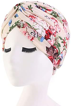 beauty YFJH Women's Cotton Turban Head Wrap Cancer Chemo Beanies Cap Headwear Cap Bonnet Hair Loss Hat - Image 2