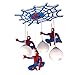 Produktbild H.W.S Kinderzimmer Led Deckenleuchte Pendelleuchte Kinder Hängeleuchte Schlafzimmer Spider-Man Deckenlampe Beleuchtung Kronleuchter E27 Cartoon Jungen Dekorative Lampe Wohnzimmer 3-Flammig Esszimmer
