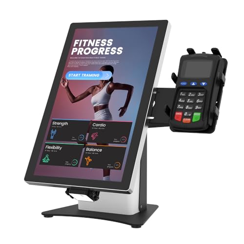 Image of Kiosk VESA Display Stand All Metal for 15.6 inch Screen Monitor - BSC804BW