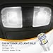HABNVUON 10PCS 194 LED Light Bulbs, T10 Bulb 6500K Wedge 5050 5-SMD Chips, Super Bright Width Marker Light Bulbs Replacement for Car Dome Map Reading Courtesy Side Marker Tail Parking Lights (White)