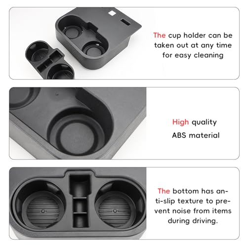 Portavasos para consola central Ford F150 2015-2020 F250-F450 miniatura 4