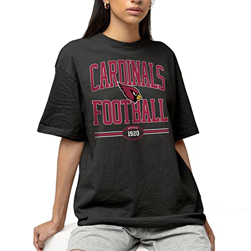Hybrid-Sports-NFL-Arizona-Cardinals-Football-Arch-Mens-and-Womens-Short-Sleeve-T-Shirt-Size-3-X-Large