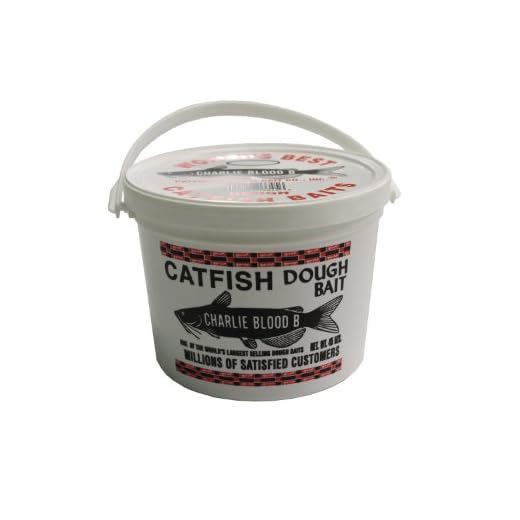 Catfish Charlies CB-6-45 Dough Bait Blood Bucket, White, 45-Ounce
