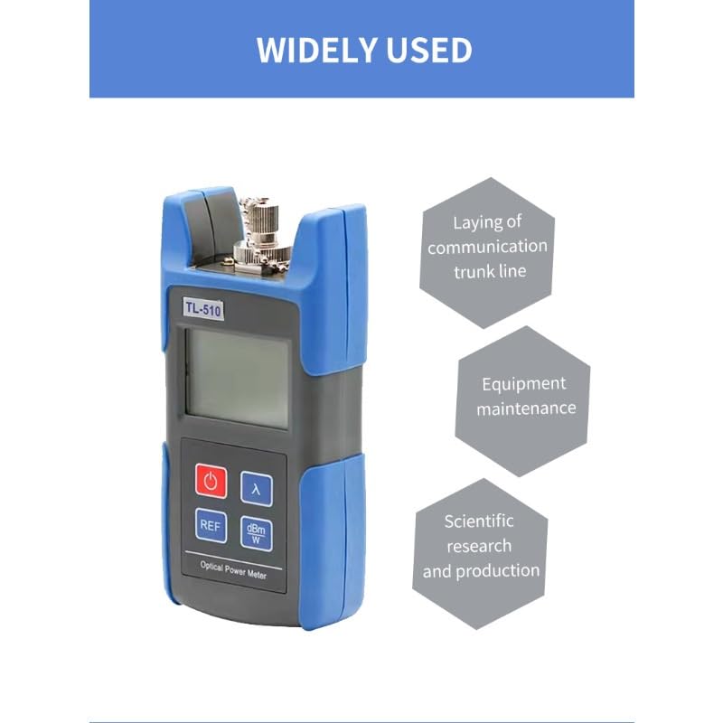 Probador de fibra óptica, Mini medidor de potencia óptica, fibra portátil, probador TL510(-50to26)