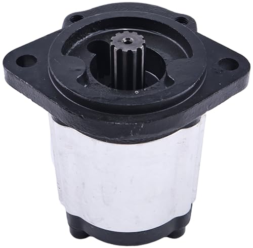 Image of 11 Teeth Hydraulic Gear Pump 6672051 6672513 550136836 A20.5L36836 Compatible with Bobcat Skid Steer Loader 363 7753 733 751 753 763 773 751G 753G 763G 773G