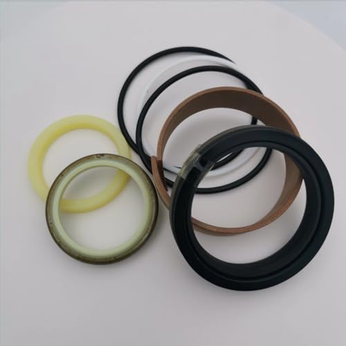 Hydraulic Cylinder Oil Seal Repair Kit, Compatible with Yanmar Mini Excavator VIO33 VIO35 VIO38-6B VIO40 VIO45 Boom ARM Bucket Blade, Machinery Replacement Part (VIO33)
