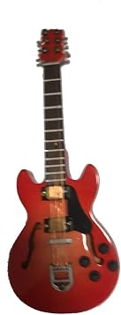 ALANO Miniature Guitar Miniature Ornaments Musical Instrument Decoration Gift 14cm GE41-14