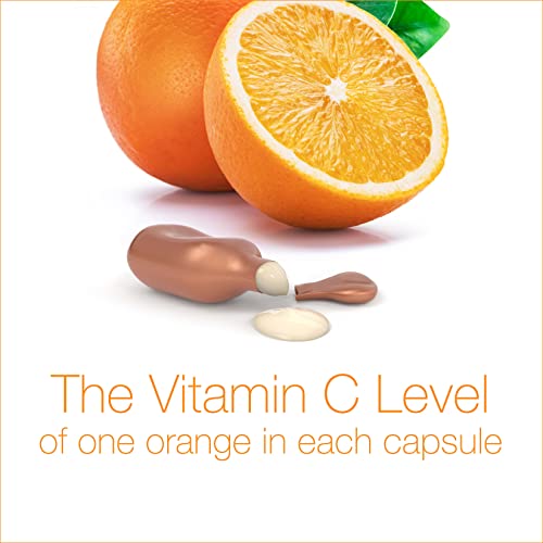 Kenvue Neutrogena Rapid Tone Repair 20% Vitamin C Brightening Serum Capsules, Antioxidant Face Serum to Brighten Look of Dark Spots & Even Skin Tone, Oil-Free, 30 Serum Capsules 30-count