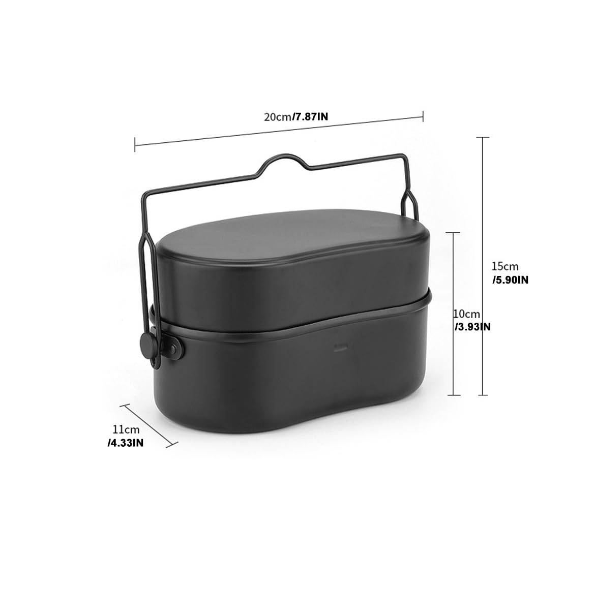 Amazon | 戦闘飯盒2型 兵式飯盒2型 キャンプ アルミランチボック