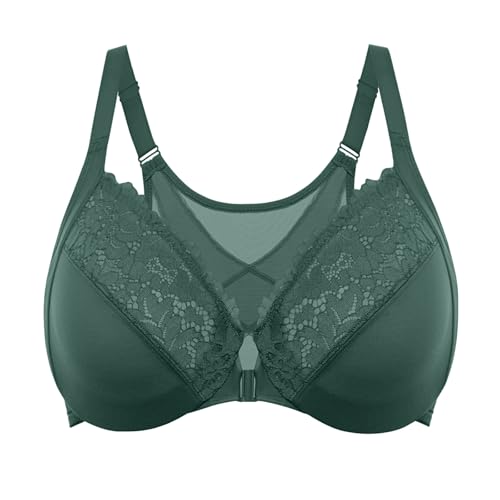 Image of DELIMIRA Women's Front Closure Posture Lace Bras
