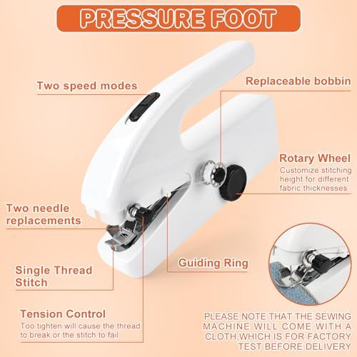Philorn Handheld Sewing Machine, Portable Sewing Machine for Beginners Alternate view