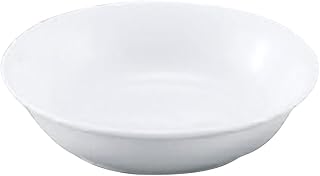 Yamasita Craft 11589130 CTR White 6 Oatmeal, 6.3 x 6.3 x 1.5 inches (15.9 x 15.9 x 3.9 cm), 14.2 fl oz (420 cc)
