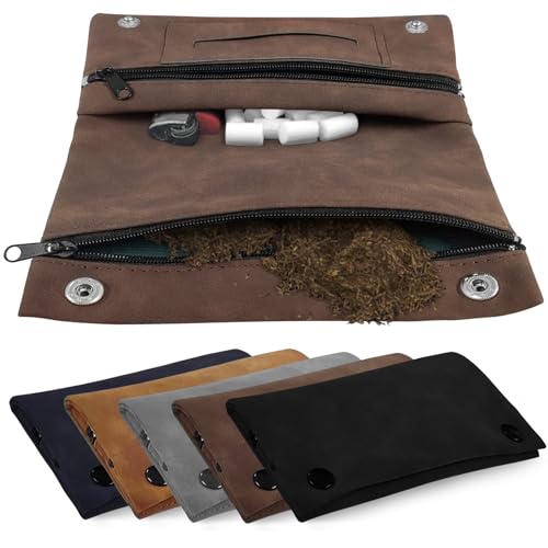 Borsa in pelle per tabacco da 30 g, per tabacco, tabacco, tabacco, tabacco girevole, borsa per tabacco Borsa in pelle per tabacco da 30 g, per tabacco, tabacco, tabacco, tabacco girevole, borsa per tabacco