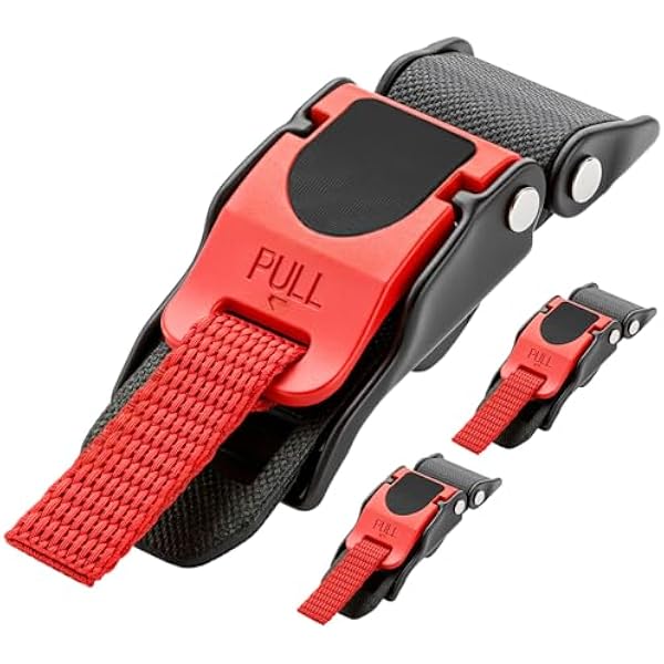 QWORK® 3 sztuki uniwersalne zapięcia do kasku rowerowego z szybkim uwalnianiem