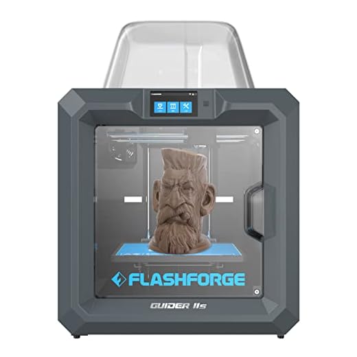 FLASHFORGE Guider IIS 3D Printer Auto Leveling with High Temperature Nozzle Large 3D Printer Built-in HD Camera, 280*250*300mm Printing Size for Industrial Use