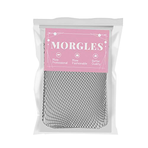 MORGLES 6PCS Wig Cap Non Slip, Black Mesh Net Wig Caps for Women Men, Kids, Weaving Hair Net Close End Fishnet - Thumbnail 6