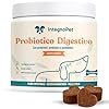 INTEGROPET - Probiotico per Cani Gusto Manzo - Integratori Probiotici per Cani per Intestino, Prurito e Sistema Immunitario