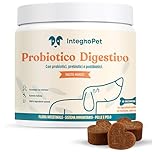 INTEGROPET - Probiotico per Cani Gusto Manzo - Integratori Probiotici per Cani per Intestino, Prurito e Sistema Immunitario (40 Bocconcini)